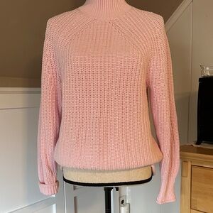 J. Crew Soft Pink Turtleneck Sweater